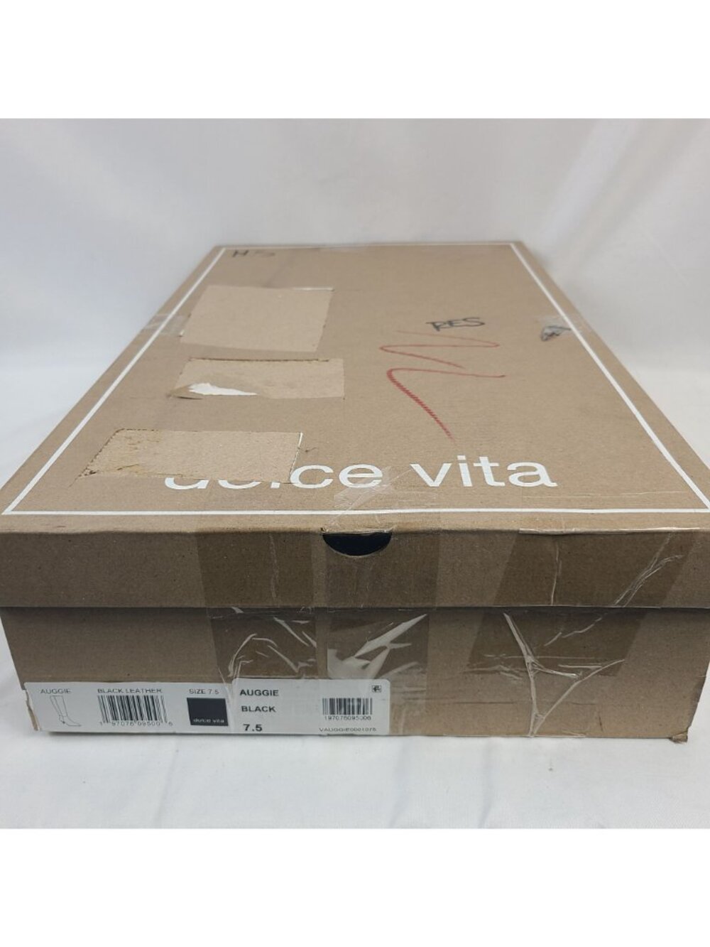 NEW Dolce Vita Auggie Black Leather Knee-High Boots Size 7.5 Kitten Heel - Picture 10 of 10